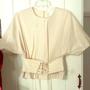 NWOT nude blouse